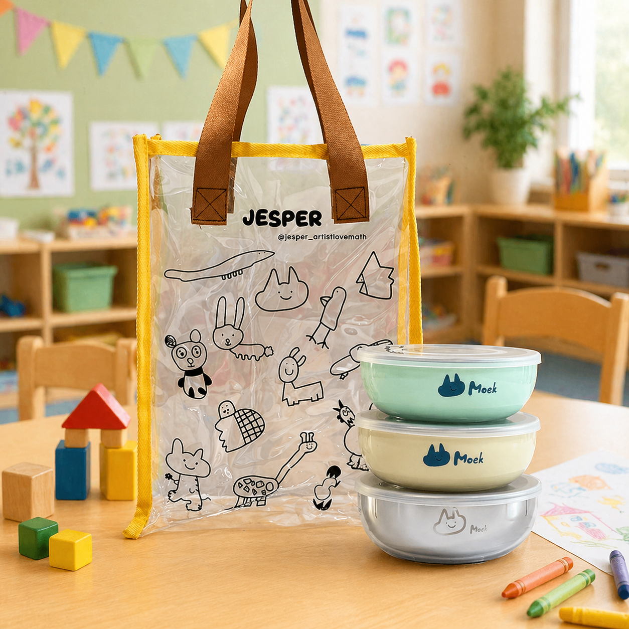 【三色碗組】小粥碗∣Moek X Jesper抗菌可微波不鏽鋼餐具