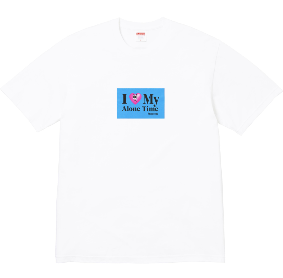 SUPREME SS26 ALONE TIME TEE短T (2色)