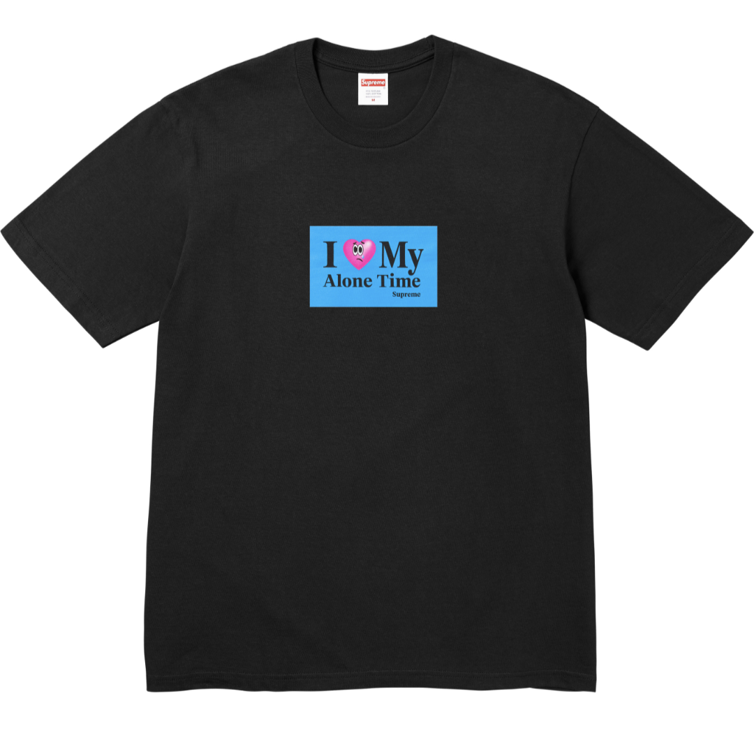 SUPREME SS26 ALONE TIME TEE短T (2色)