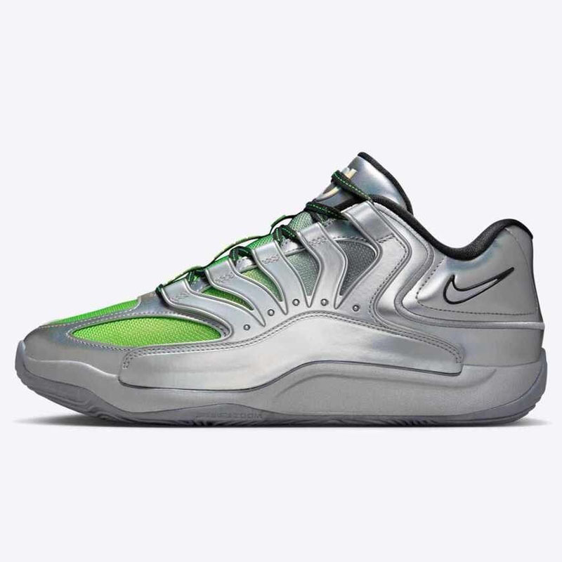 現貨在店【二手商品 US11/29CM 】NIKE KD 18 EYBL 銀色 銀綠色 氣墊 緩震 實戰鞋【IF2518-001】WU