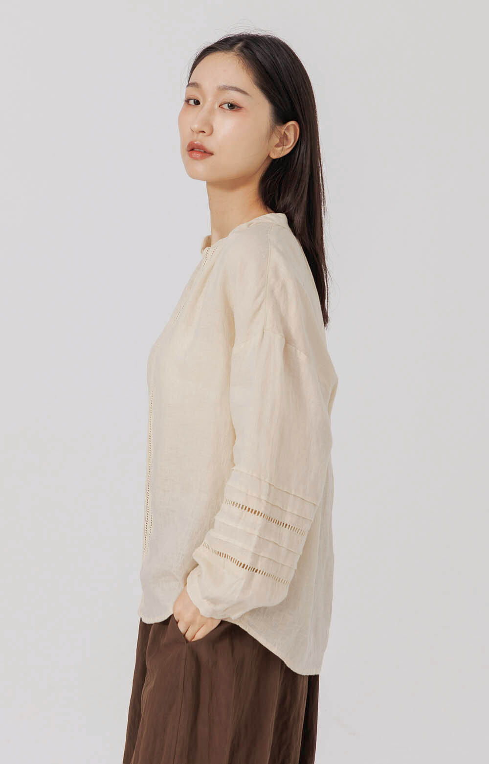 Leslie 上衣 - 沙色