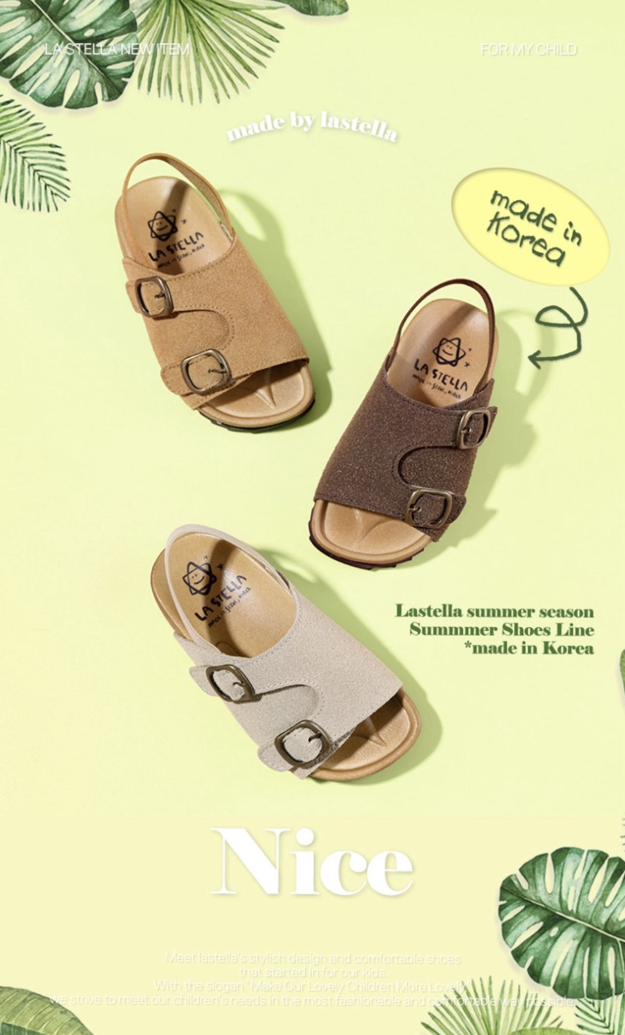 La Stella Summer Kids Sandals