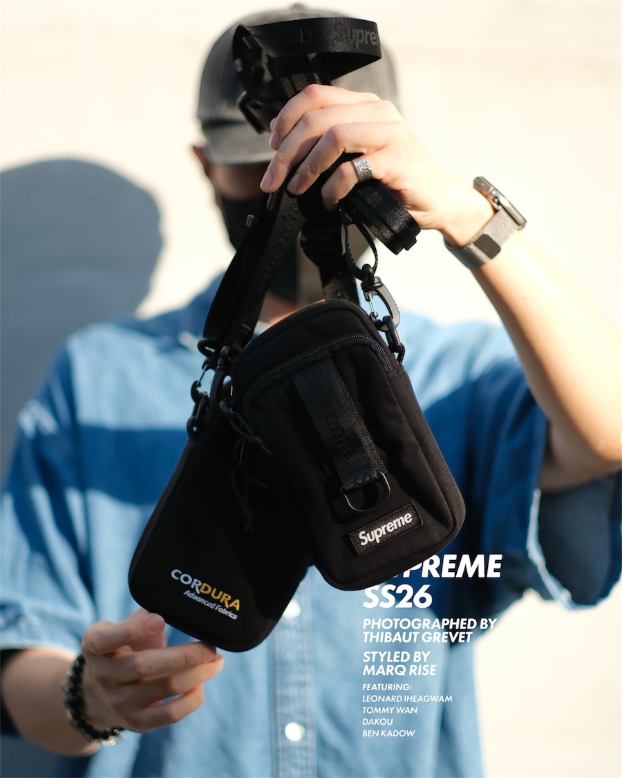 🇺🇸SUPREME  x CORDURA® Utility Pouch 隨身雙層 側背包