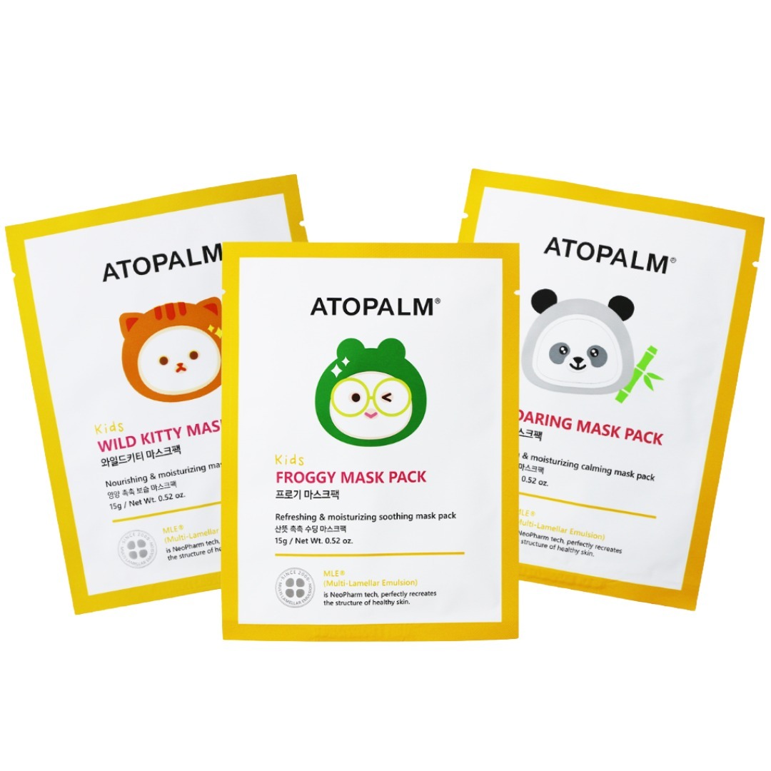ATOPALM 兒童保濕面膜5入組