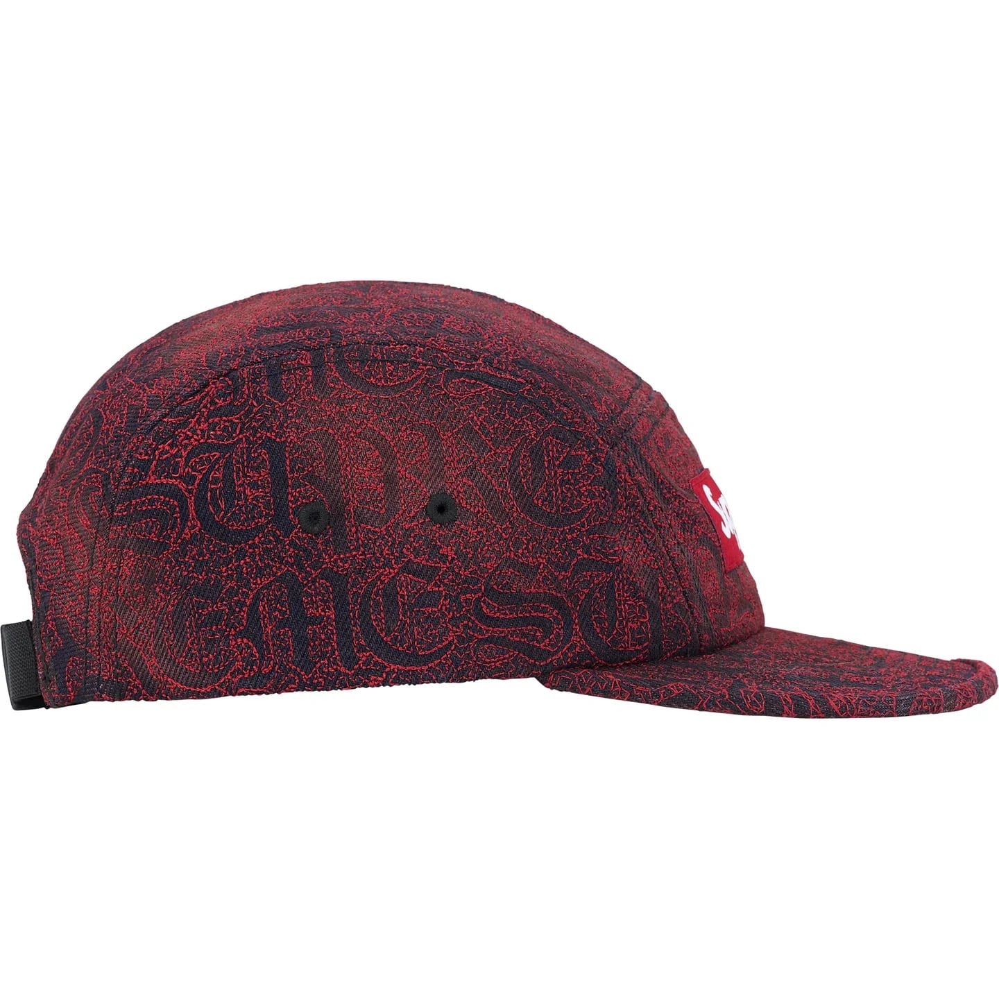 日本限時連線代購】Supreme Stitched Old English Denim Camp Cap