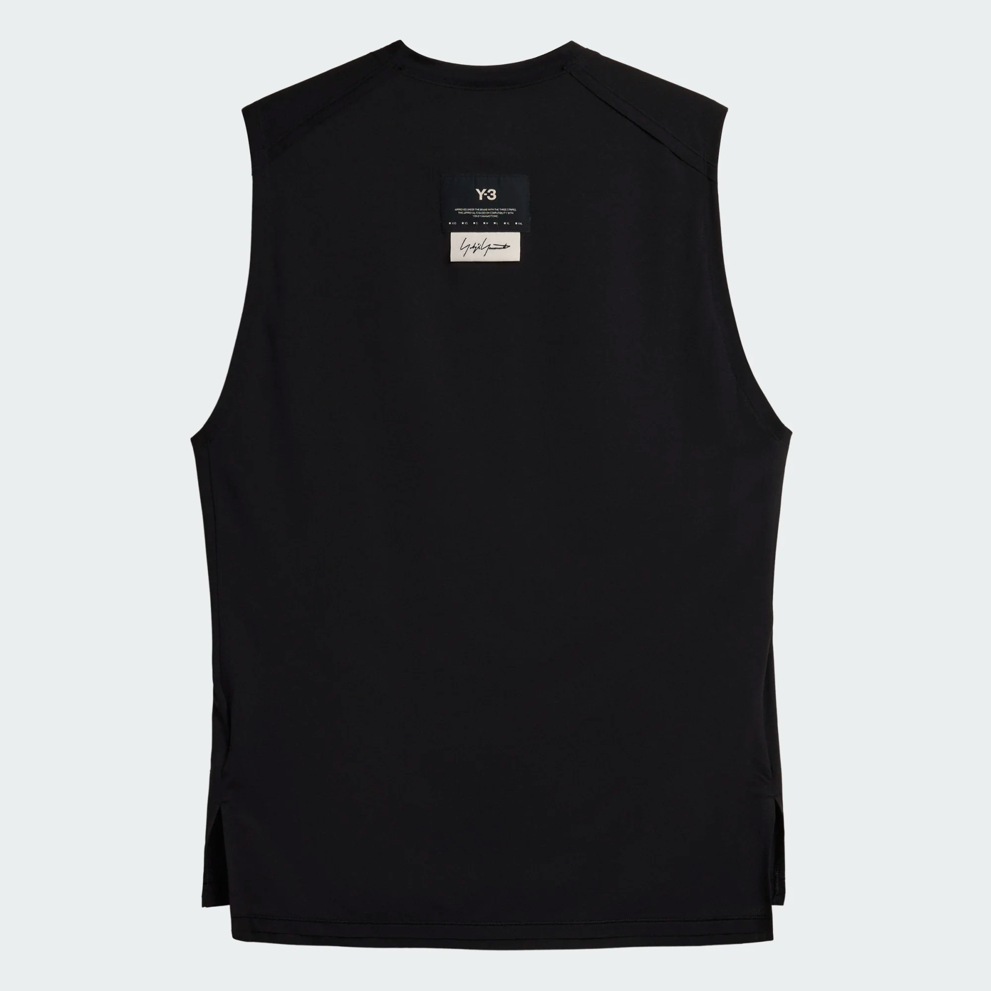 【 Y-3 M RUN TANK RC 透氣運動背心 - 黑 】