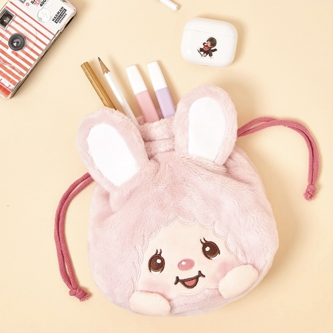 🇰🇷 MONCHHICHI 夢奇奇 蒙奇奇 綁繩 抽繩 收納袋 束口袋 / 預購