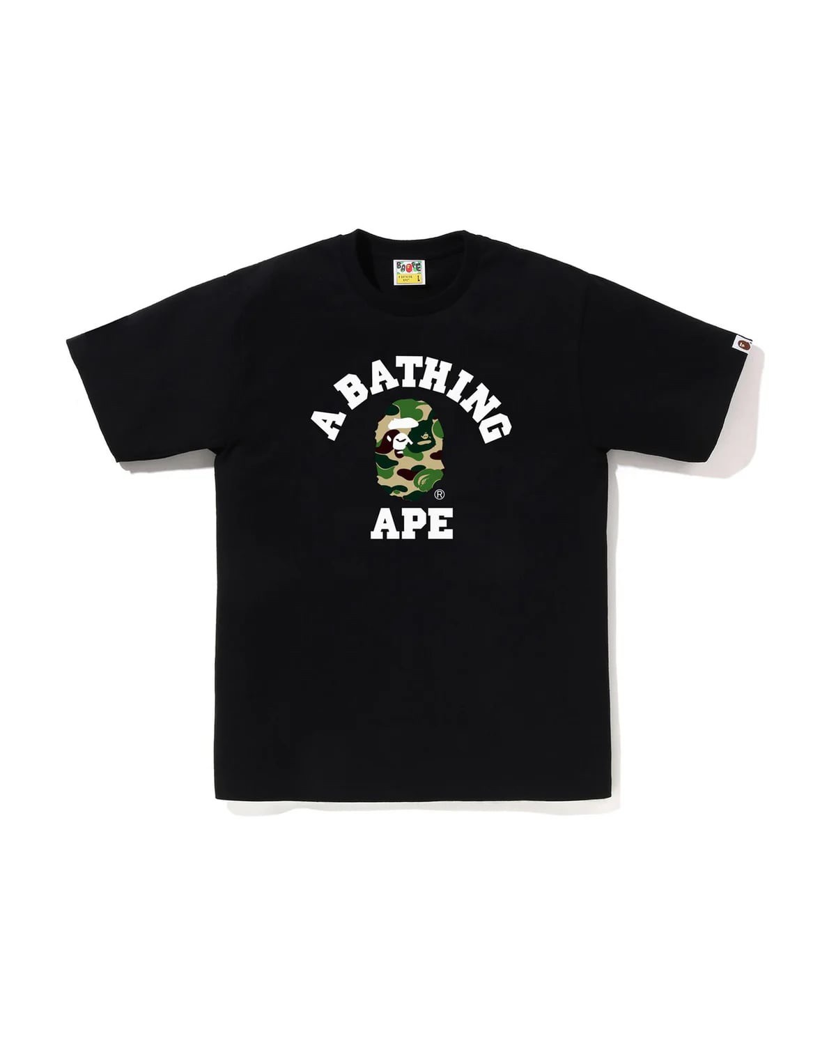 【日本限時連線代購】Bape Abc Camo College Tee 學院經典 迷彩猿人短踢 六色