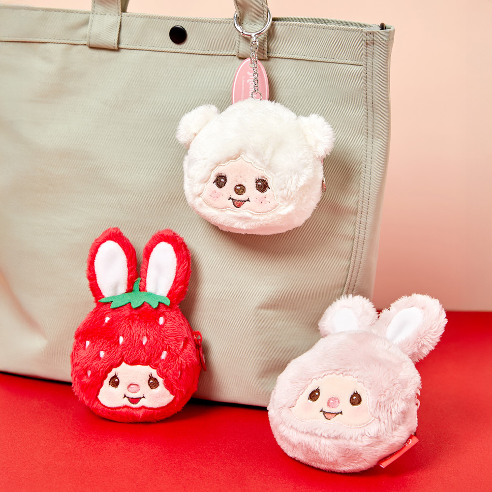 🇰🇷 MONCHHICHI 夢奇奇 蒙奇奇 臉部收納包 耳機包 吊飾 鑰匙圈 / 預購