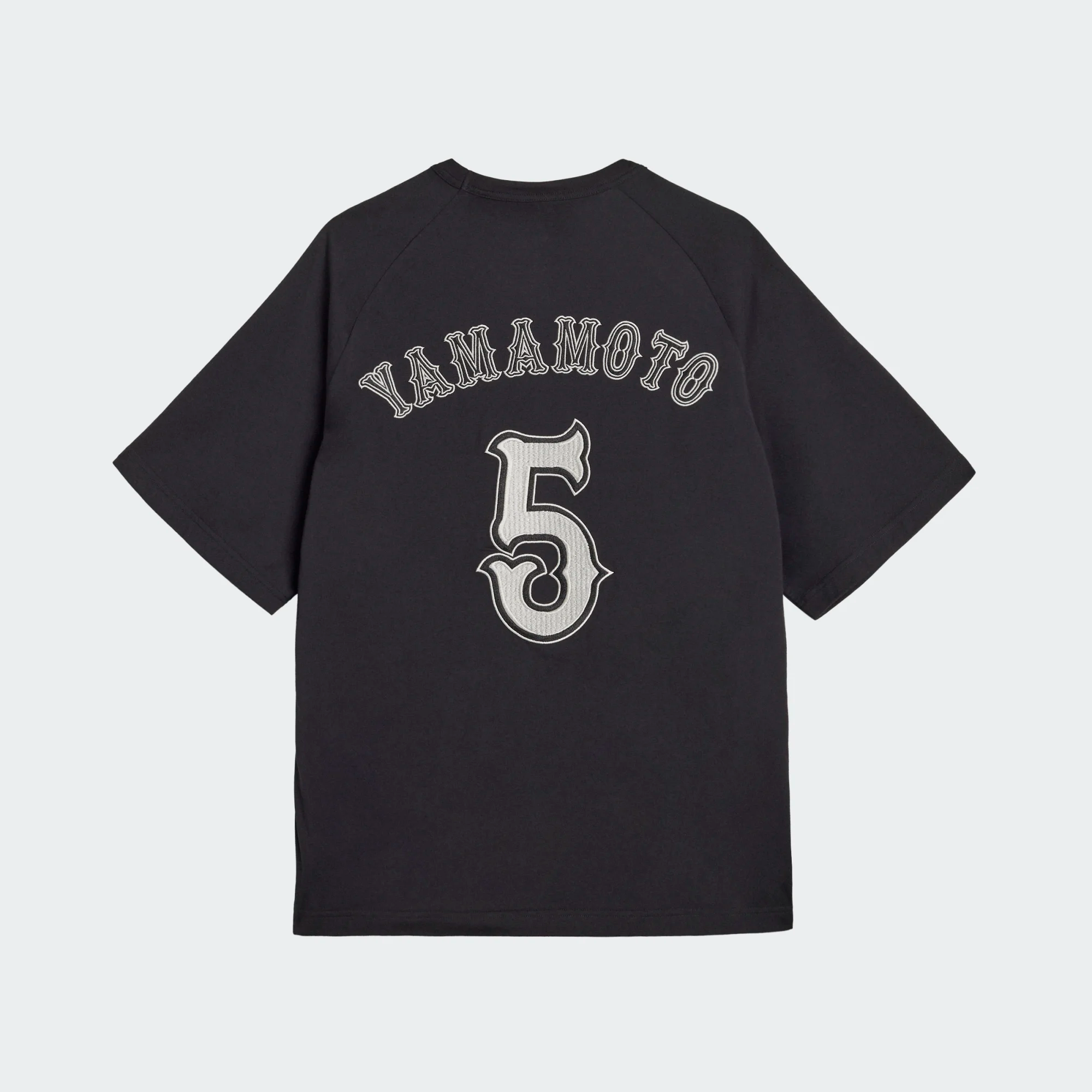 【 Y-3 EL5 GFX SS TEE 刺繡短TEE - 黑 】