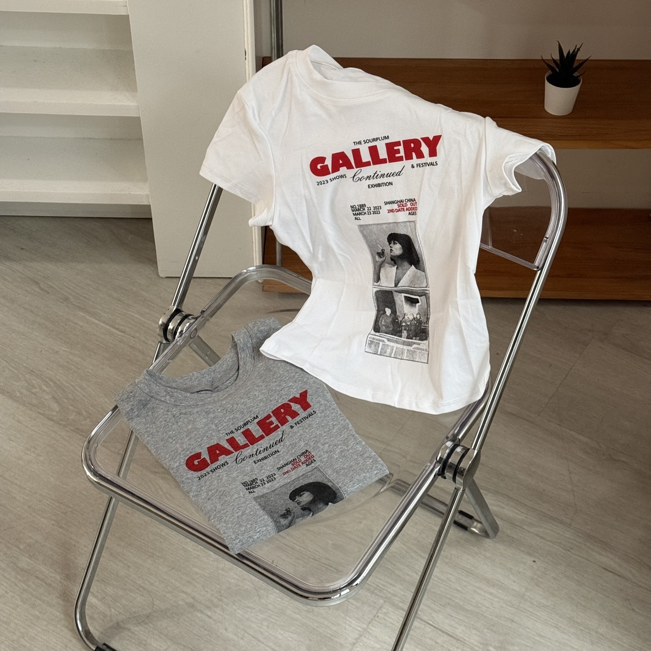 1309 GALLERY 美式復古人像短T (R)