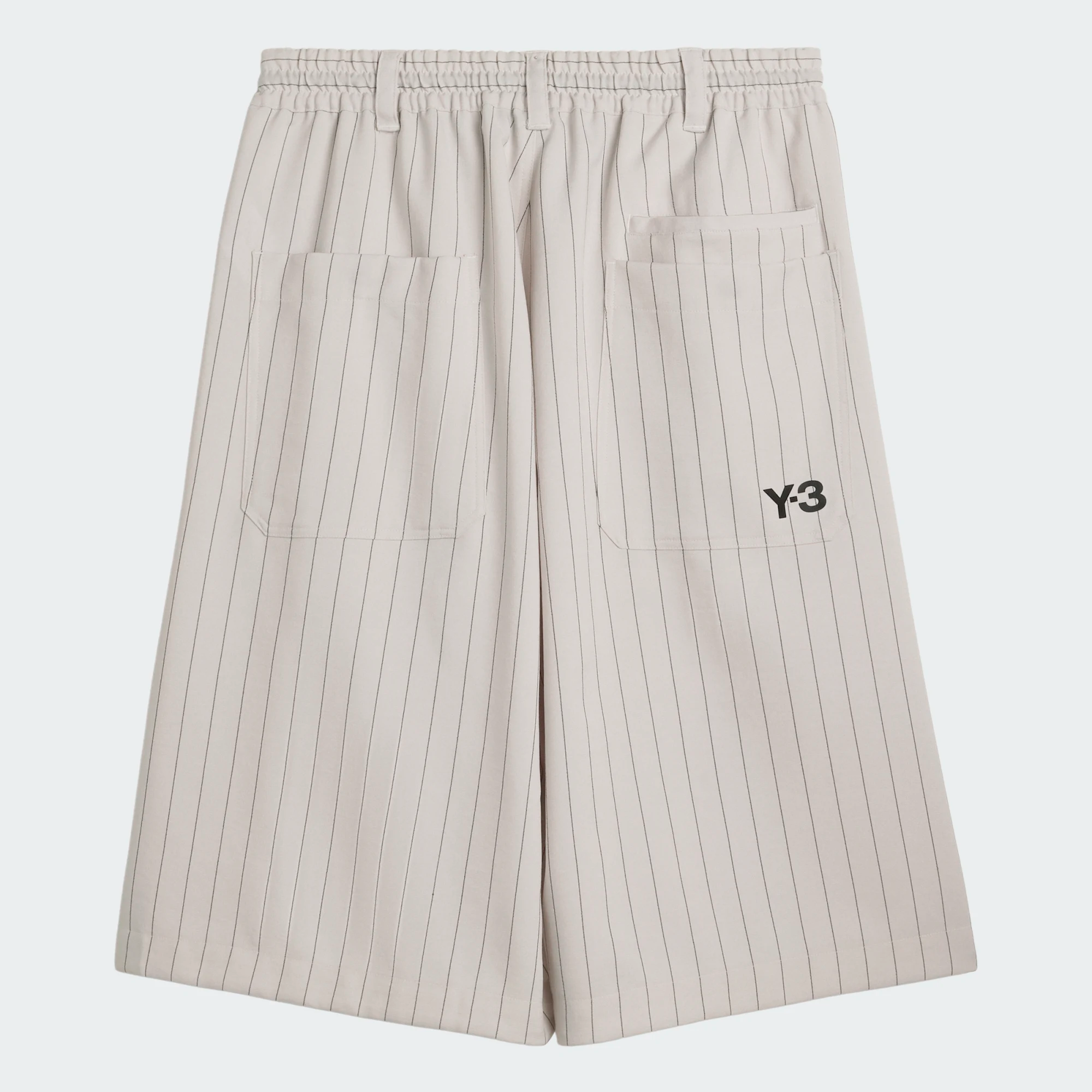 【 Y-3 PS SU SHORT 直條紋短褲 - 杏色 】