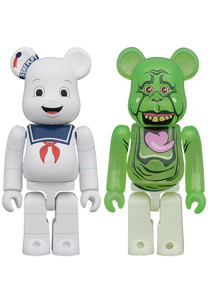 BE@RBRICK「捉鬼敢死隊」Stay Puft 棉花糖男＆史萊姆 2 件套