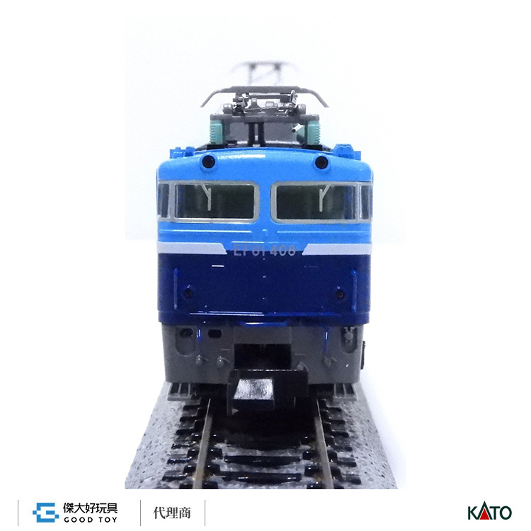 KATO 3066-S 電氣機關車EF81 408 JR貨物試驗塗裝機