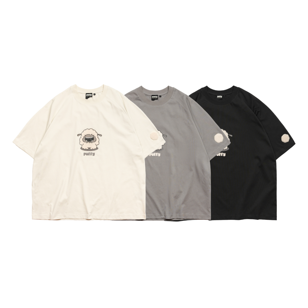 Apostle PUF-T01 PUFFY Visual Icon Slogan Edition Tee 3色