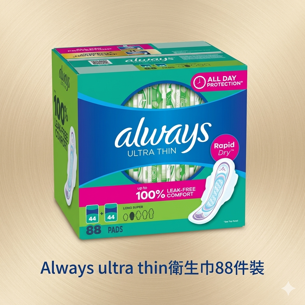 【預購】Always ultra thin H050502 衛生巾88件裝