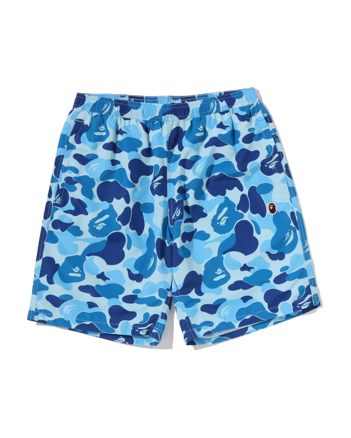 【日本限時連線代購】Bape Abc Camo Ape Head One Point Beach Shorts 刺繡小猿人 海灘短褲 三色