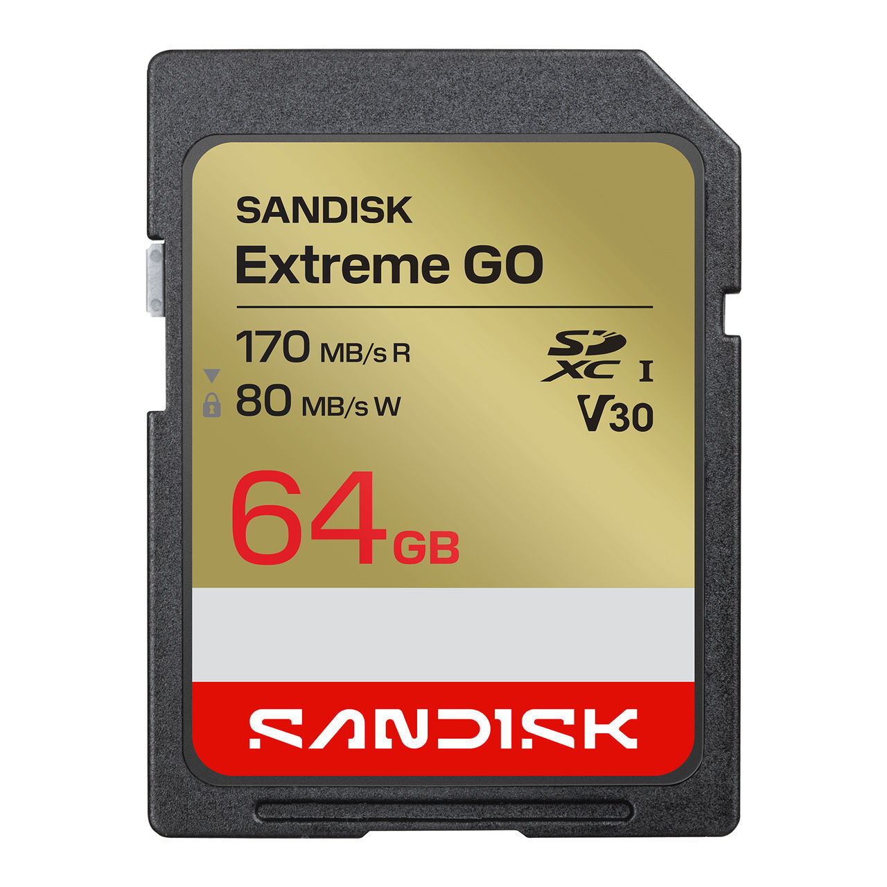 SanDisk Extreme GO SD UHS‑I 高速記憶卡（U3／V30）