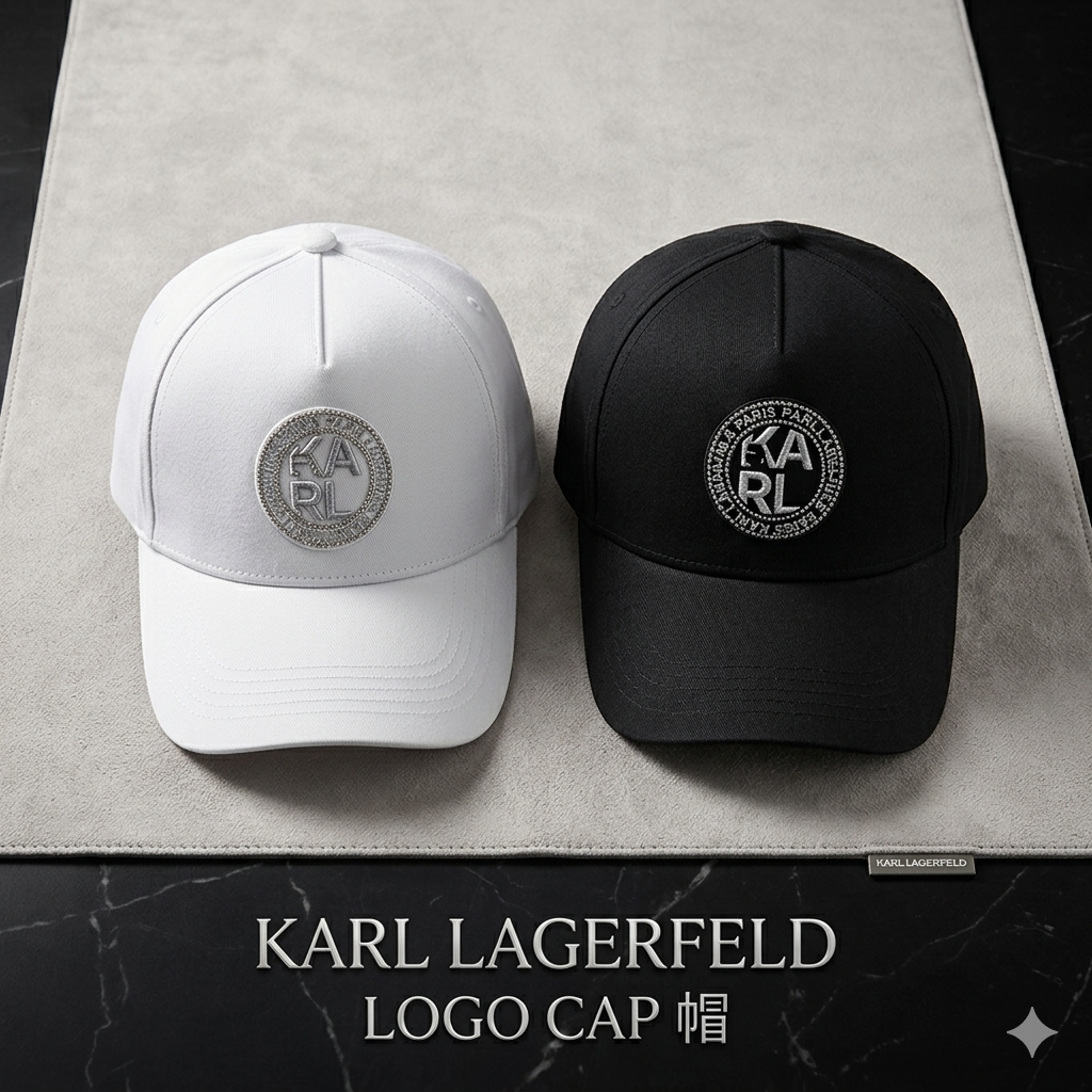 【預購】Karl Lagerfeld H050528  logo cap帽