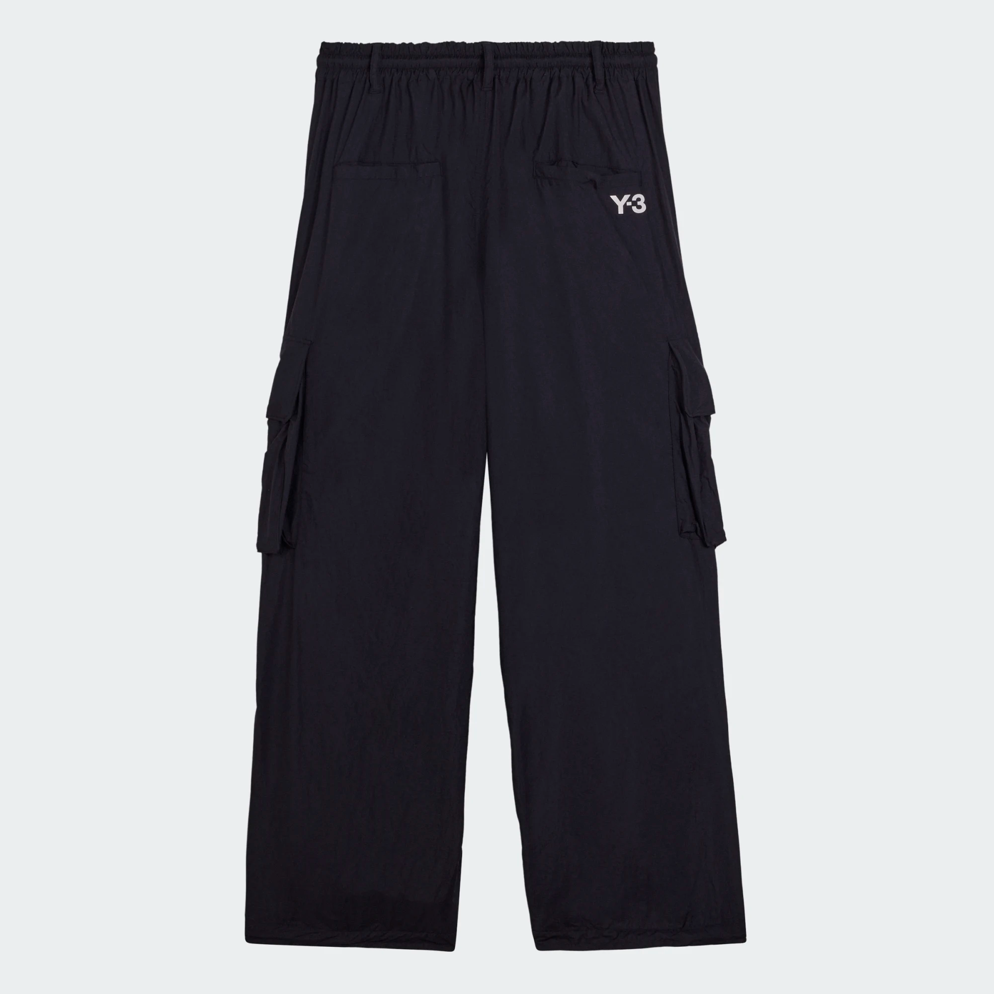 【 Y-3 NYL WRE 3S CARG 工裝長褲 - 黑 】