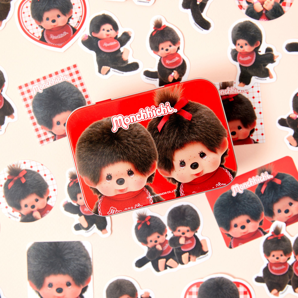 🇰🇷 MONCHHICHI 夢奇奇 蒙奇奇 鐵盒貼紙包 組合 / 預購