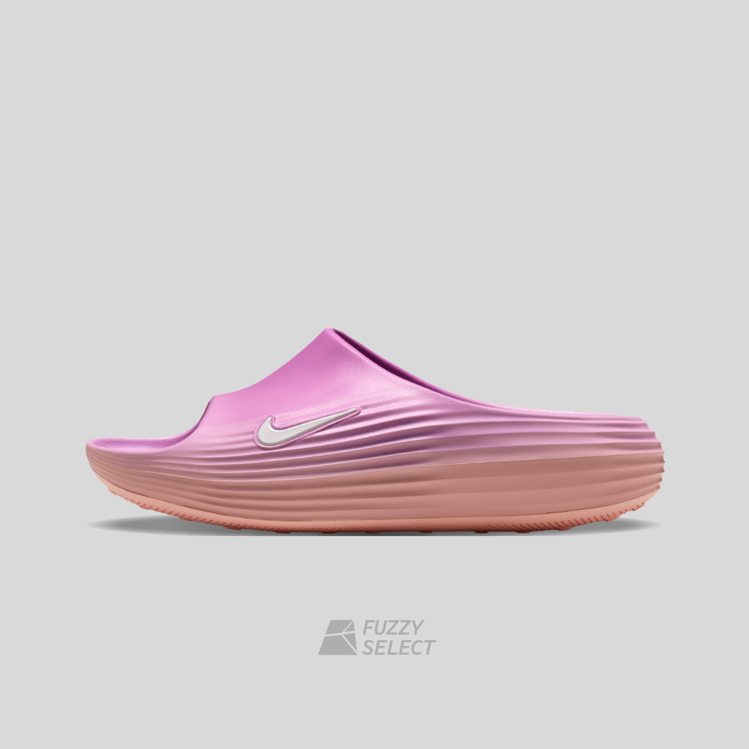 【逢甲 FUZZY】W Nike ReactX Rejuven8 "Light Magenta" 拖鞋 洋紅 HV4484-802