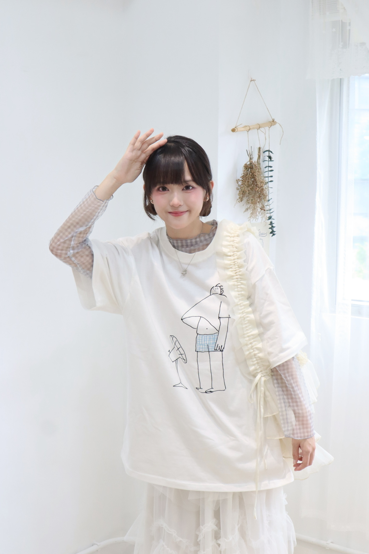 趣味插畫簡約線條TEE上衣