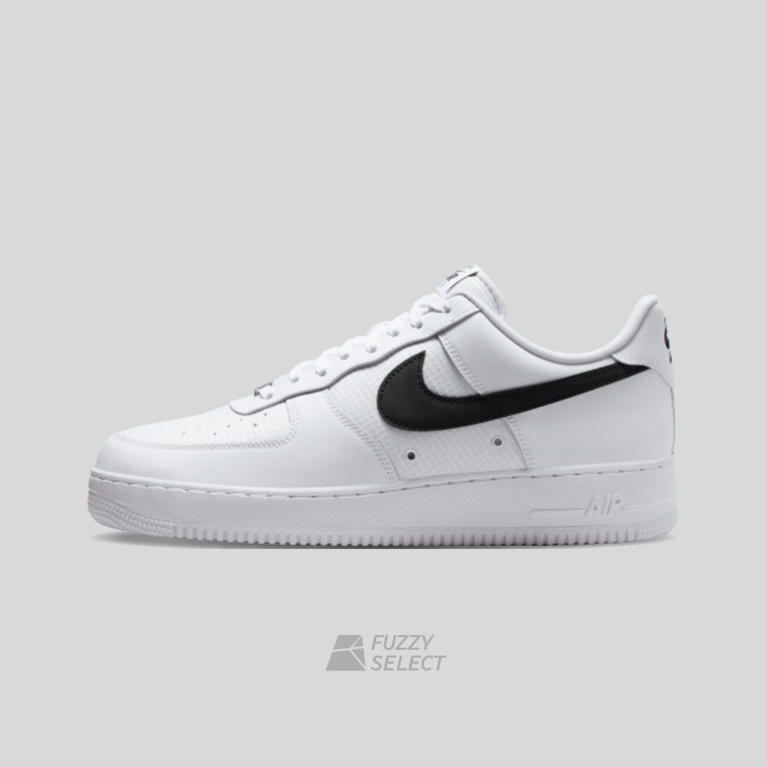 【逢甲 FUZZY】Nike Air Force 1 "Ripstop"  抗撕裂 格紋 白黑 IR0952-100