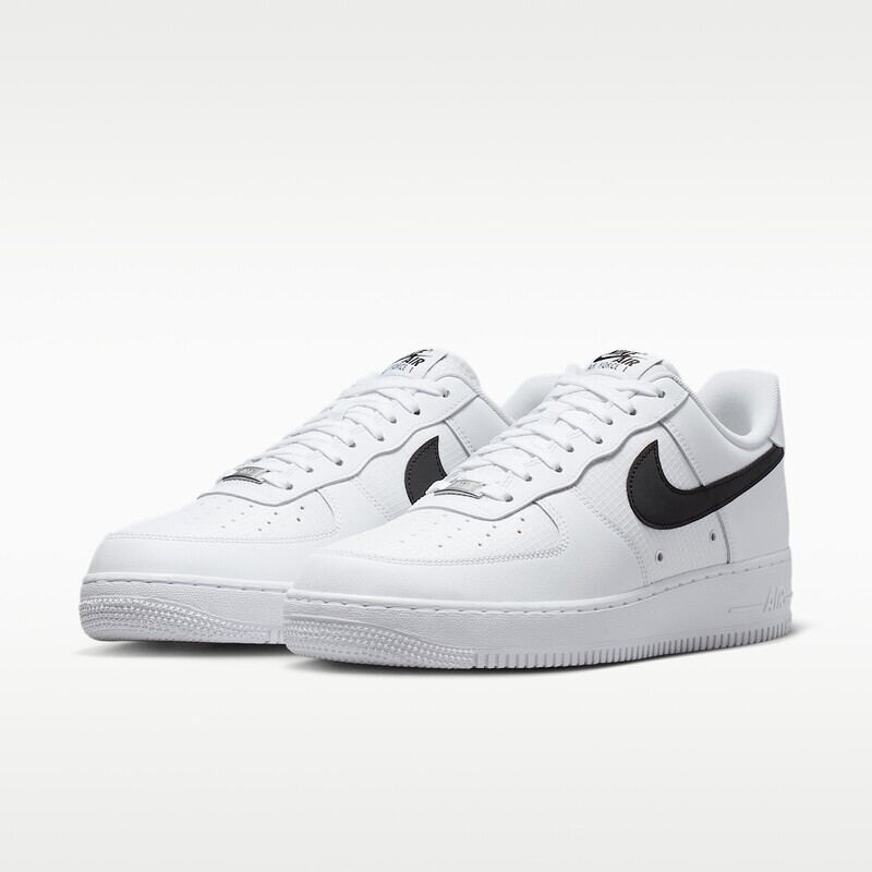 【逢甲 FUZZY】Nike Air Force 1 "Ripstop"  抗撕裂 格紋 白黑 IR0952-100