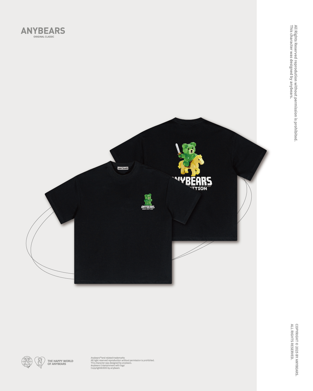 ANYBEARS® MinBEAR 麥塊熊 短Tee