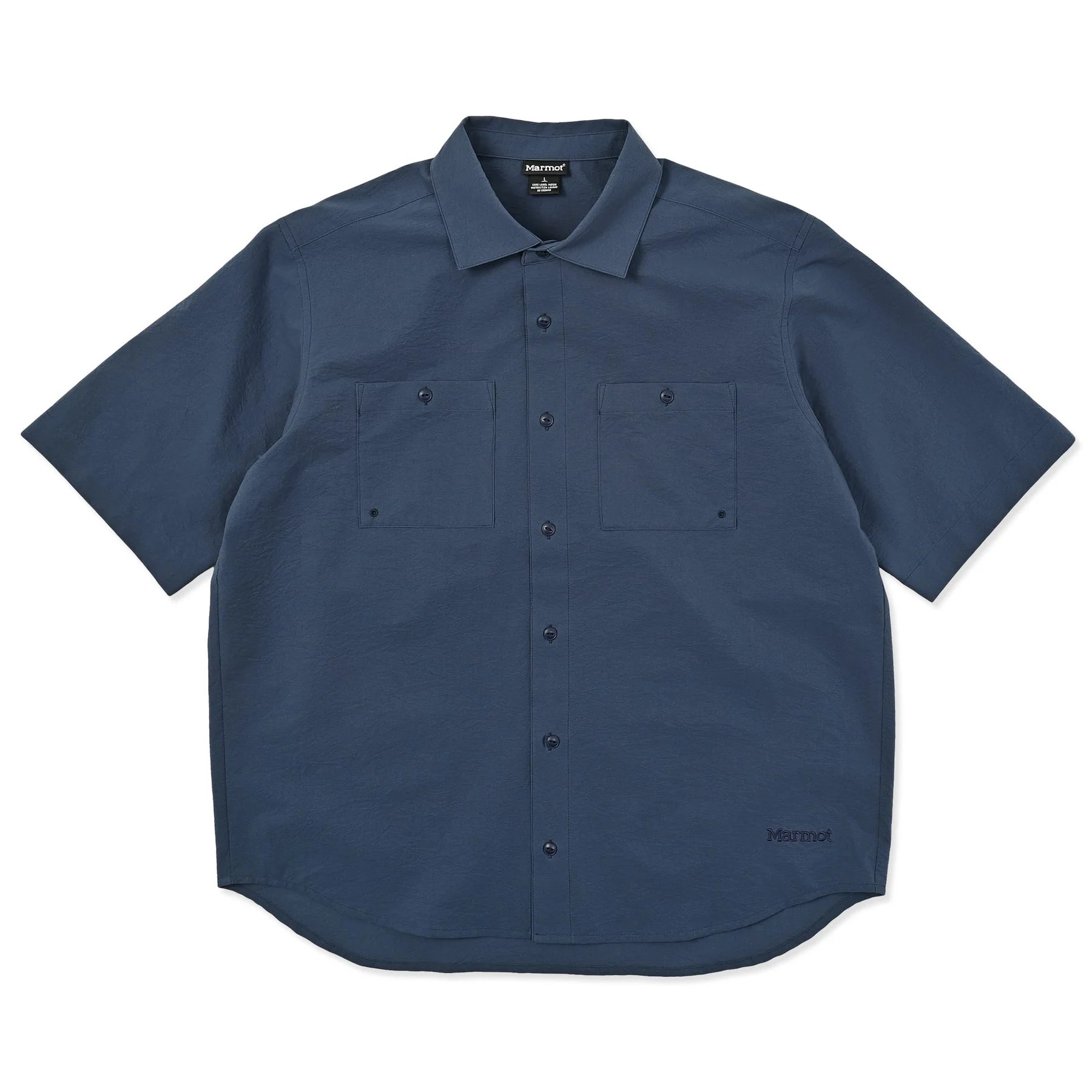 Marmot Asia DA網眼透氣短袖襯衫 MTSS25MSH019-C005 藏青 [HappyOutdoor]