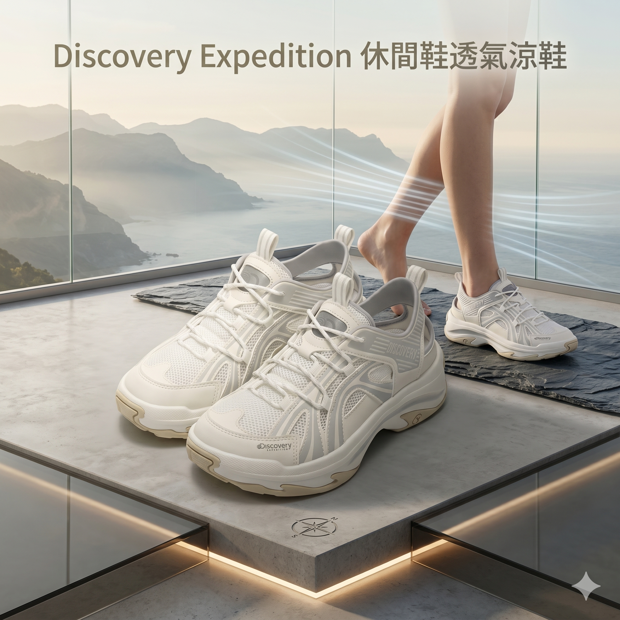 【預購】Discovery Expedition H050575 休閒鞋透氣涼鞋
