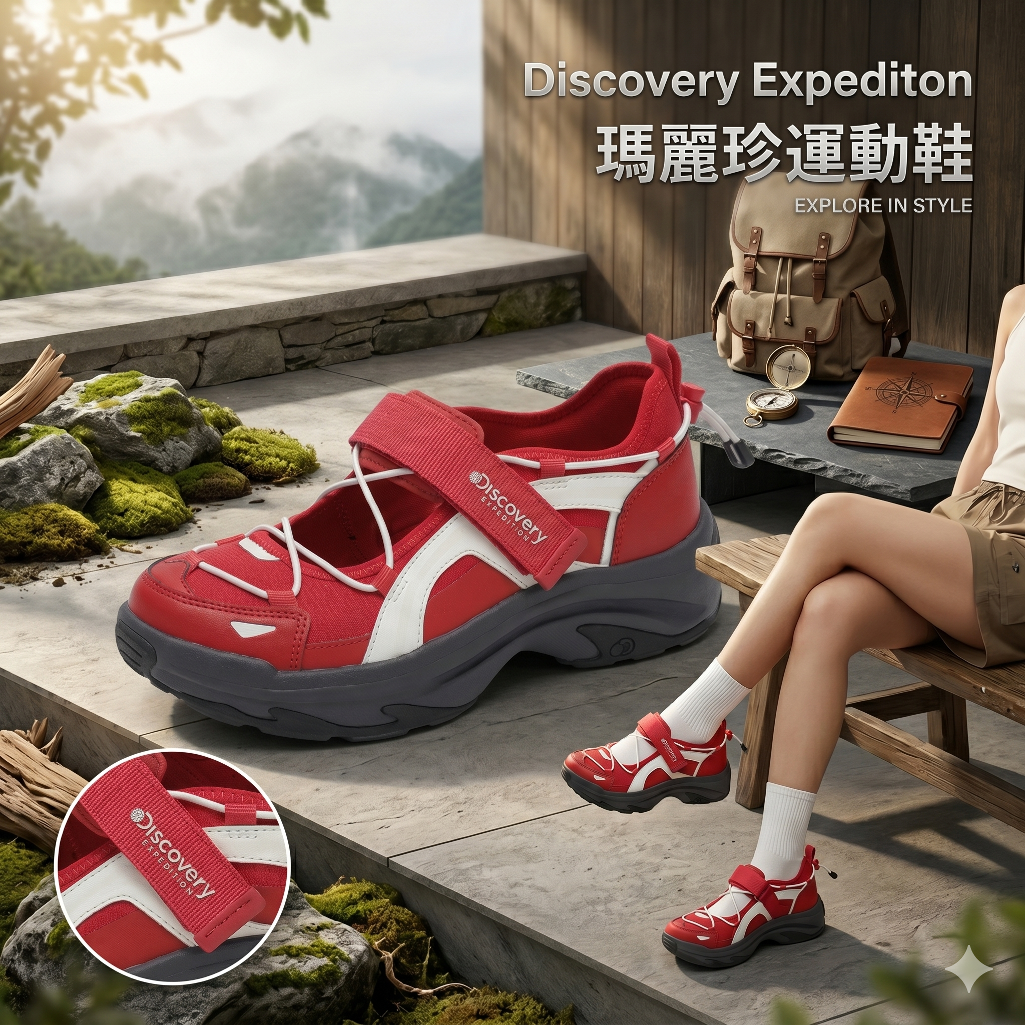 【預購】Discovery Expedition H050576 瑪麗珍運動鞋
