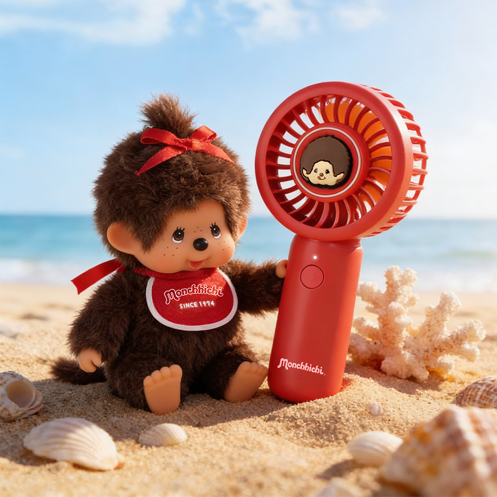 🇰🇷 ROYCHE X MONCHHICHI 夢奇奇 蒙奇奇 無線手持風扇 電風扇 / 預購