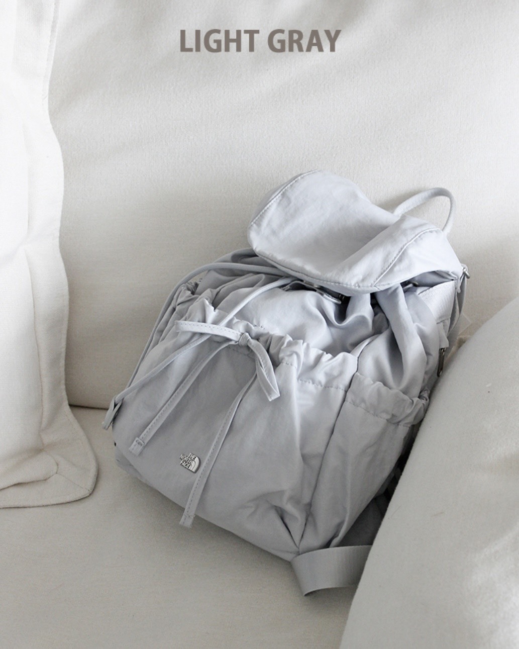 <這顆必買>The North Face TNF Bonney Sr Backpack Mini 尼龍 翻蓋 抽繩 後背包 2色