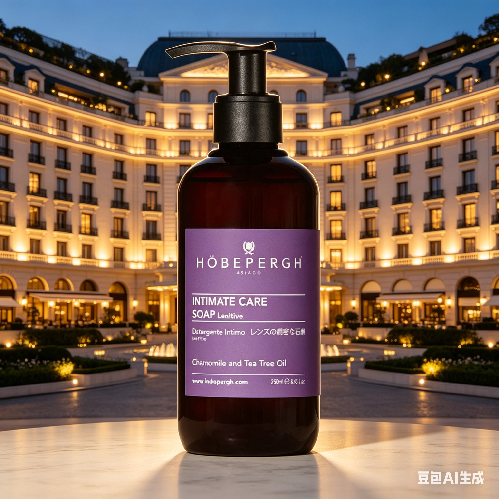 意大利 HobePergh【正品】錦葵洋甘菊 舒緩私處清潔液 250ml 寶格麗酒店御用 INTIMATE CARE SOAP  私密處護理清潔呵  护私密建康