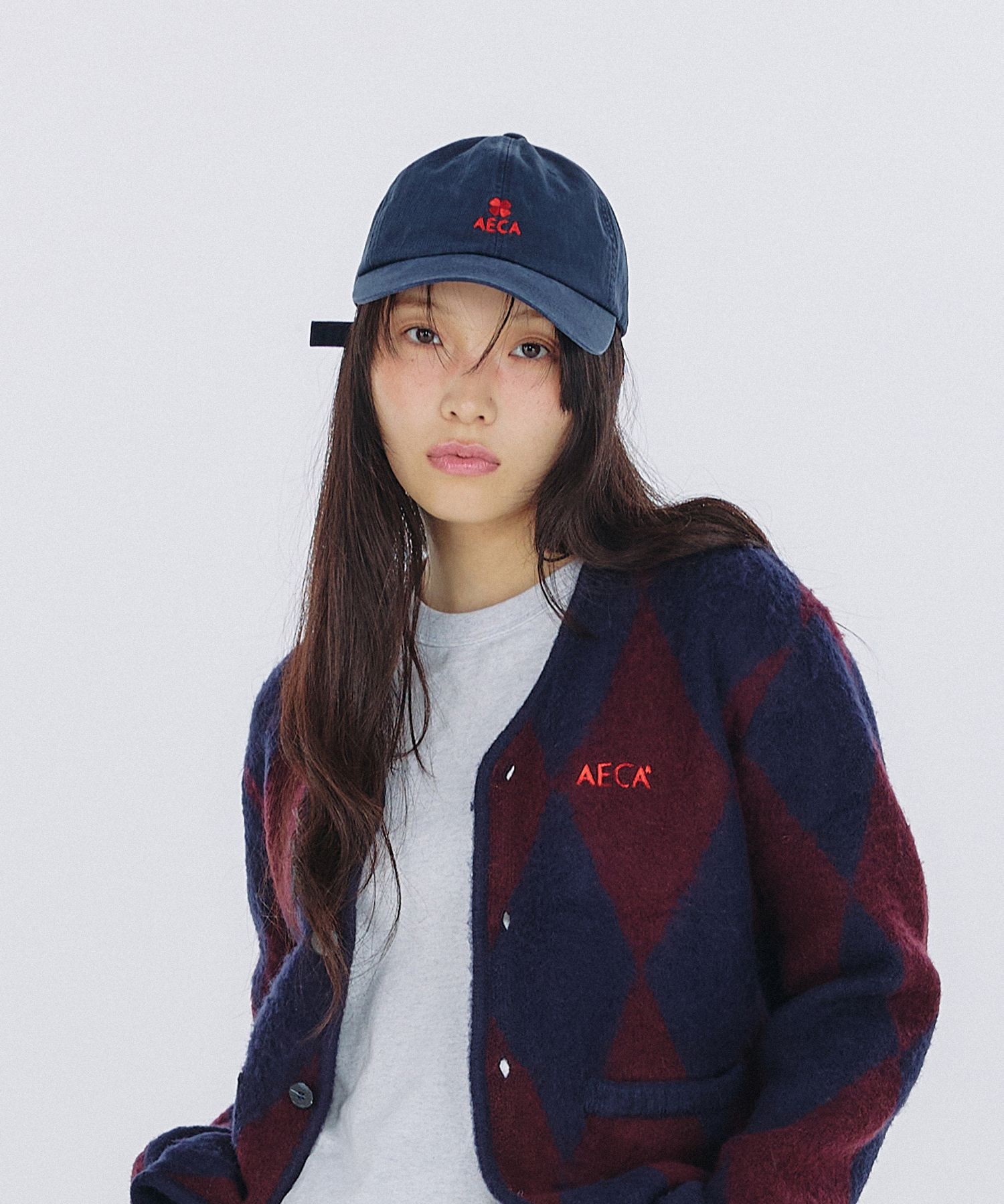 AECA CLOVER LOGO CAP NAVY FWBDACASO001H0LB