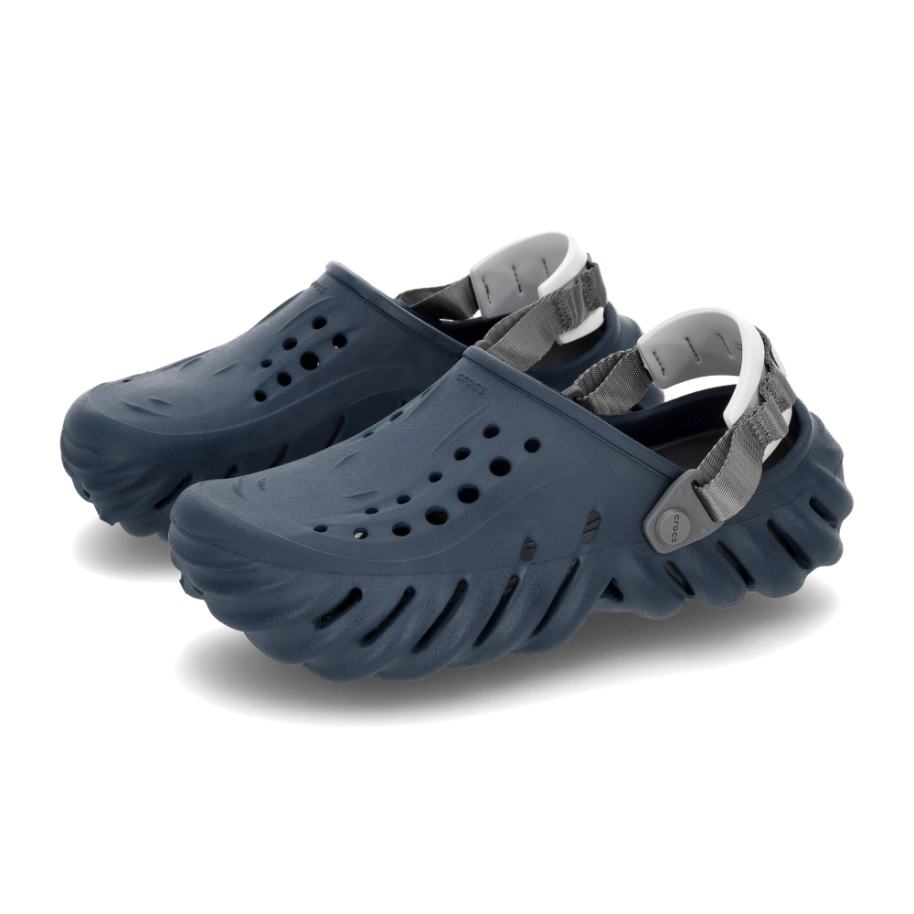 Crocs Echo Clog 男鞋 女鞋 暗藍色 波波克駱格 休閒 中性 卡駱馳 涼拖鞋 20793748I