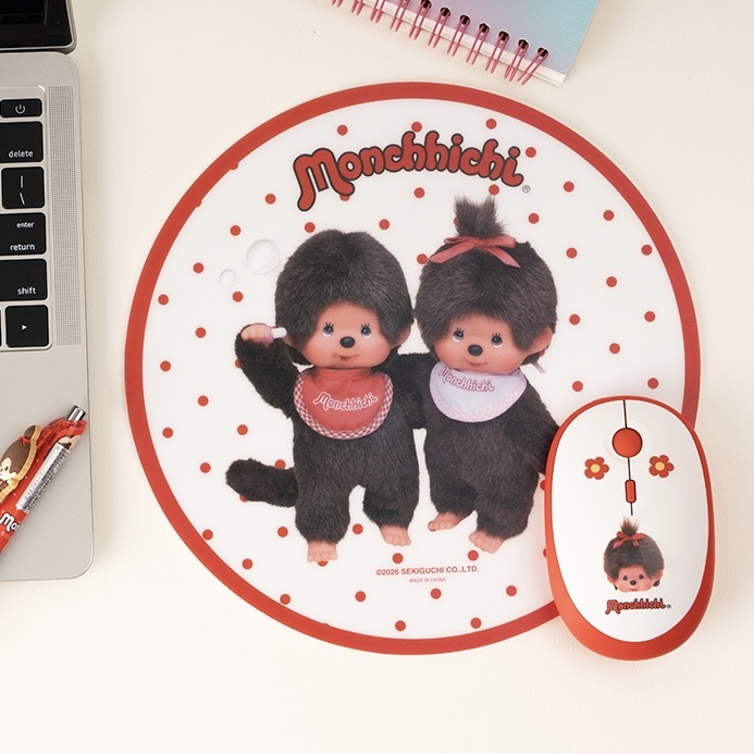 🇰🇷 ROYCHE X MONCHHICHI 夢奇奇 蒙奇奇 滑鼠墊 / 預購