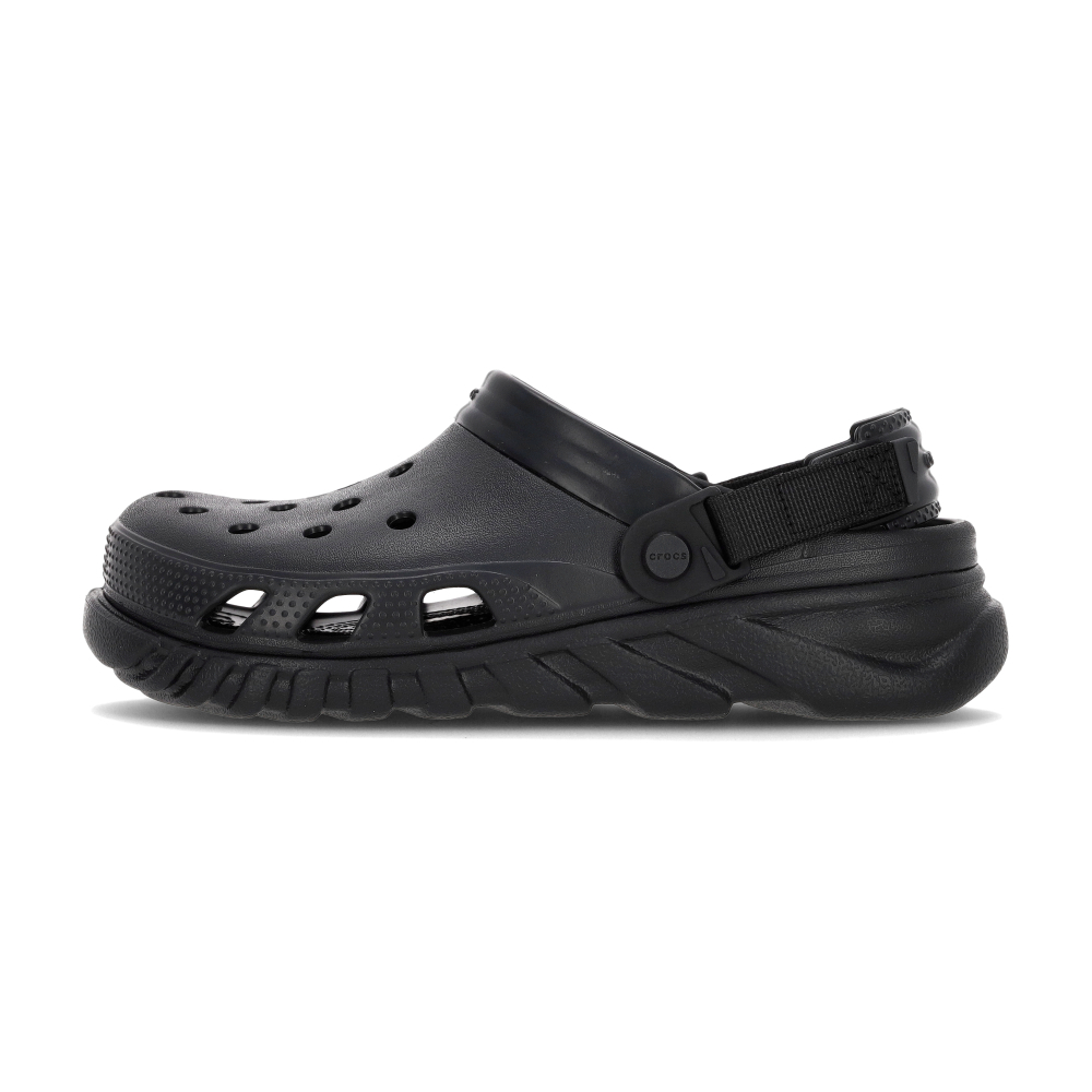 Crocs Duet Max II Clog 男鞋 女鞋 黑色 渦輪克駱格 魔鬼氈 可調節 涼拖鞋 208776001
