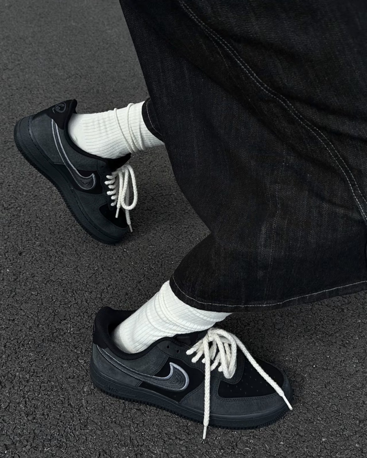 (預訂) Nike Air Force 1 Low - Black Smoke Grey