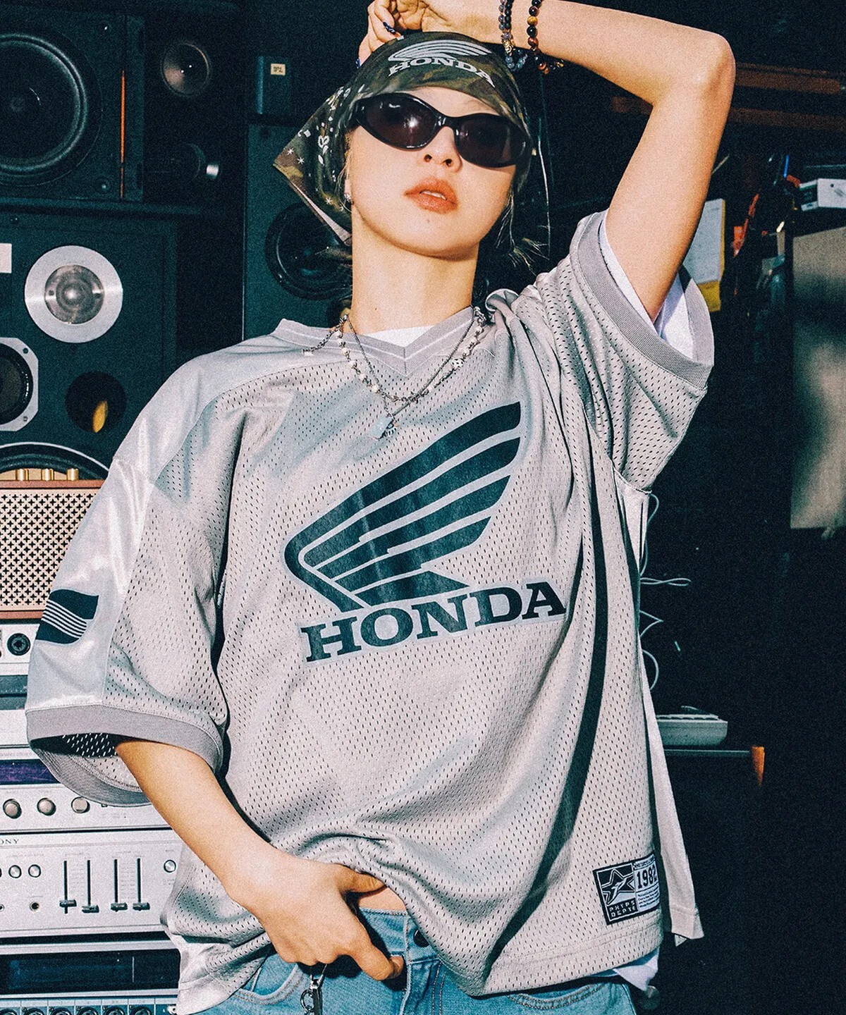 Honda Wing Logo Mesh T-Shirt 球衣 網眼 短袖 四色