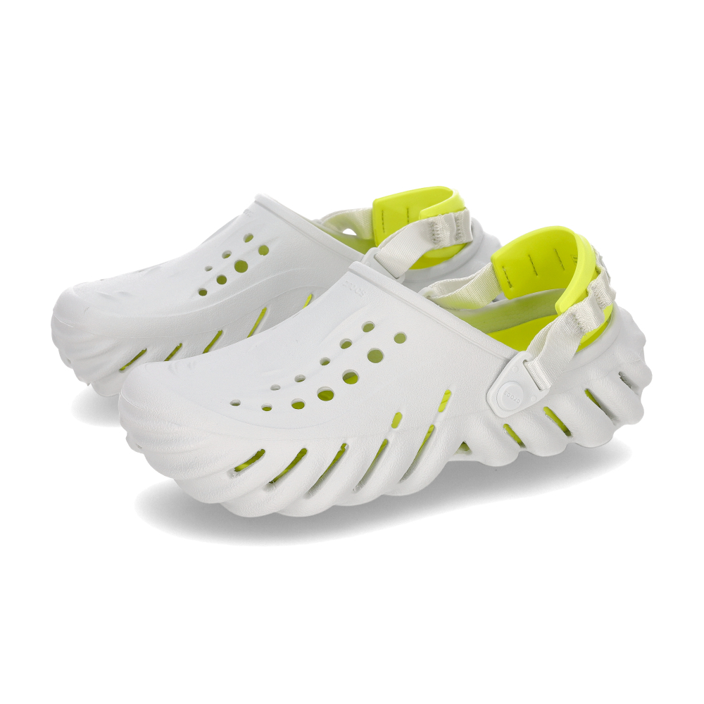 Crocs Echo Clog 男鞋 女鞋 月光灰色 波波克駱格 休閒 洞洞鞋 中性 涼拖鞋 2079371NK