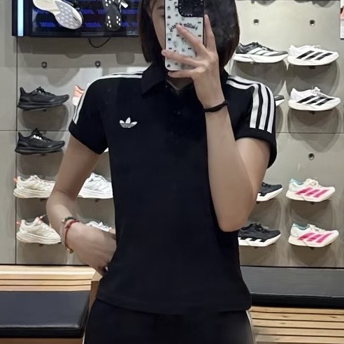 ADIDAS ORIGINALS 黑 POLO衫 三線 修身 復古 休閒 KD7974