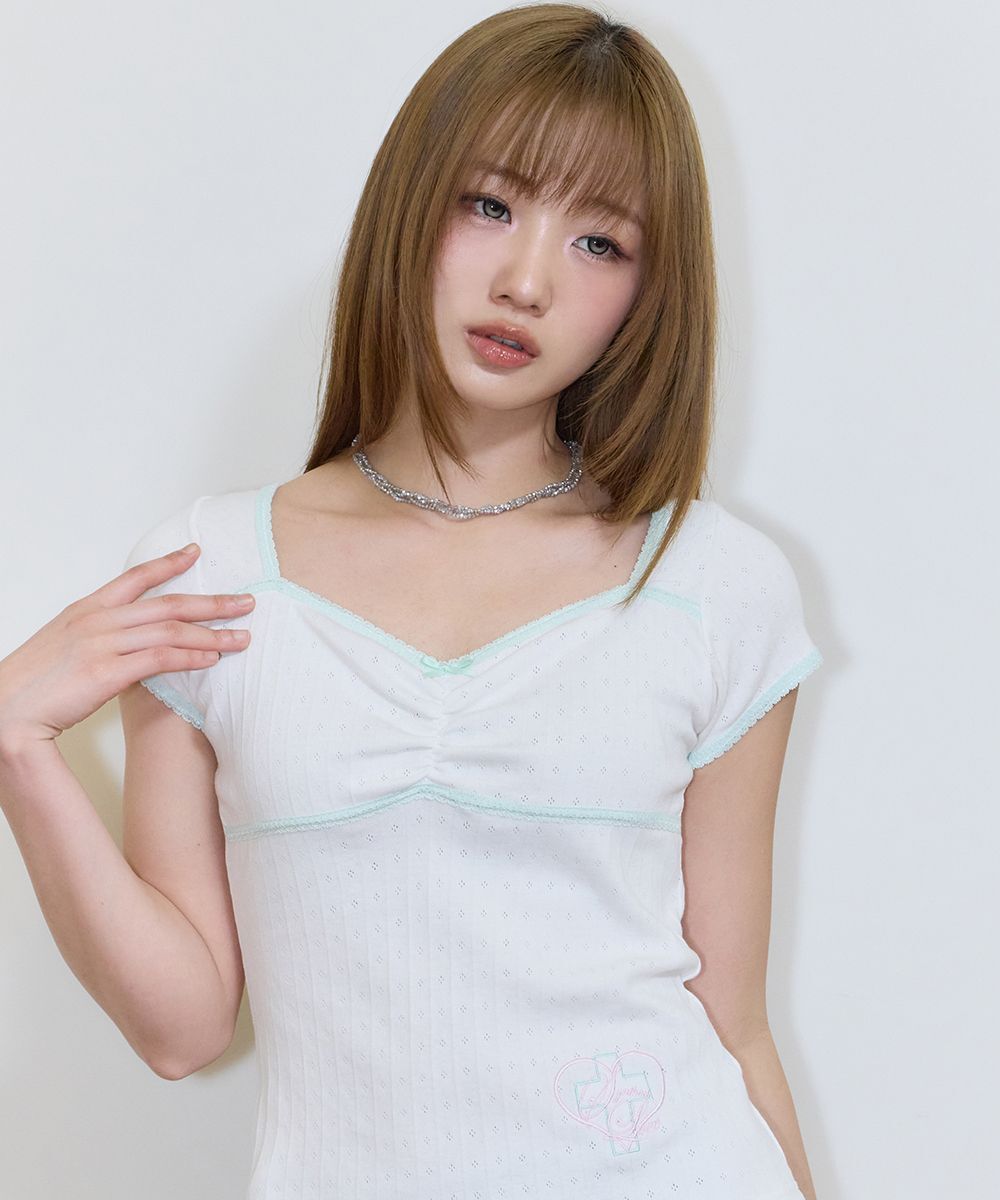 LUVISTRUE SY 鏤空蓋袖 T-Shirt 5010771562