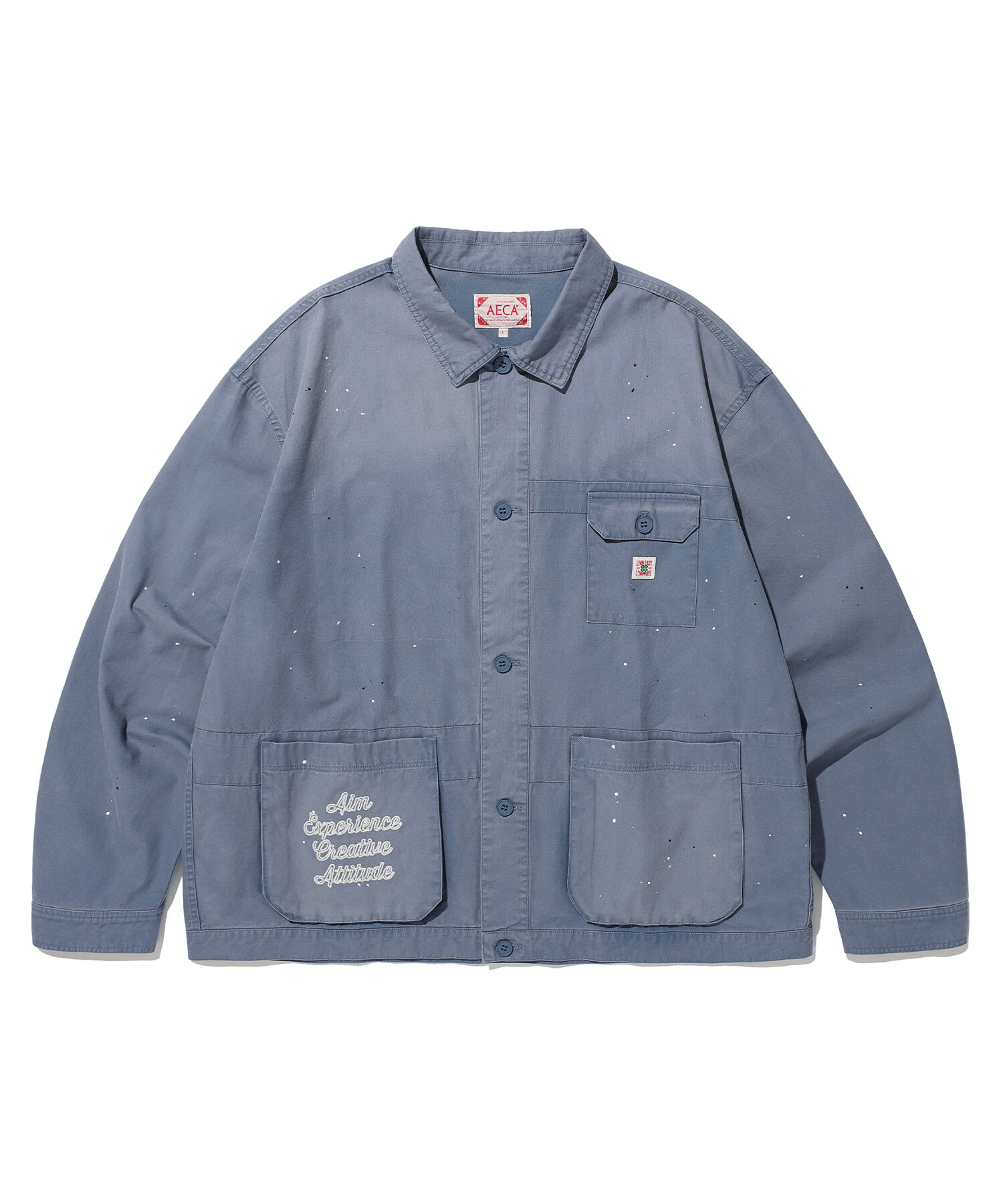 AECA WASHED 3 POCKET JACKET BLUE AW2602JK09BL