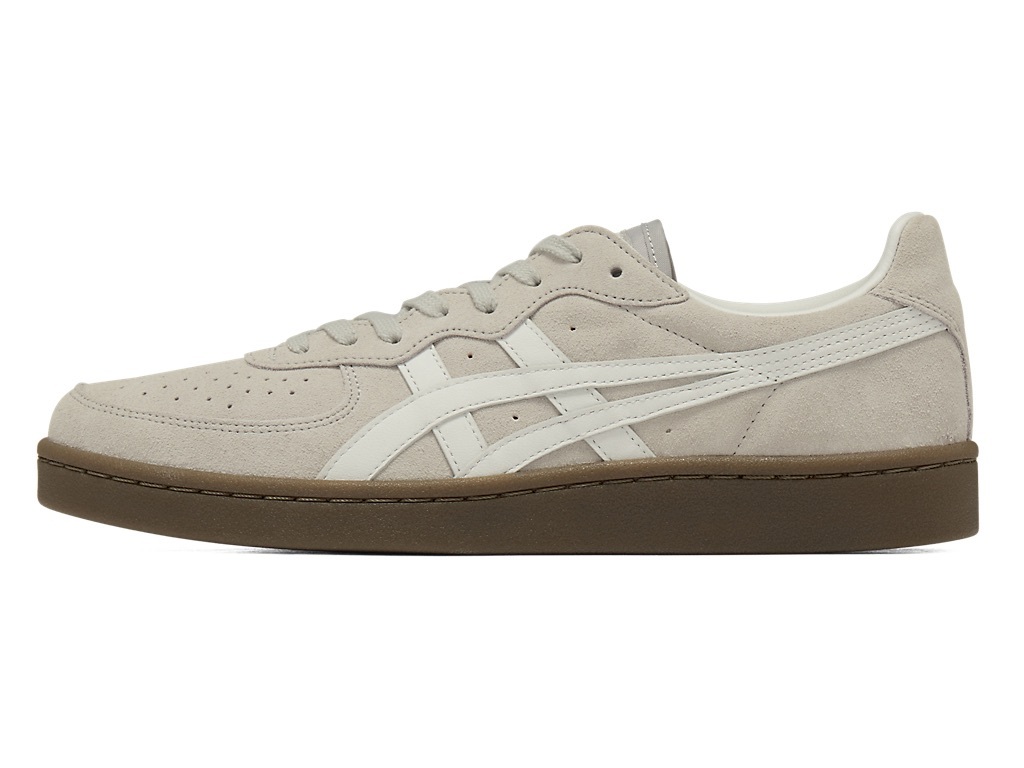 【日本限時連線代購】Onitsuka Tiger GSM 鬼塚虎 麂皮 仿皮革 板鞋 灰米深棕底 1183A353-020