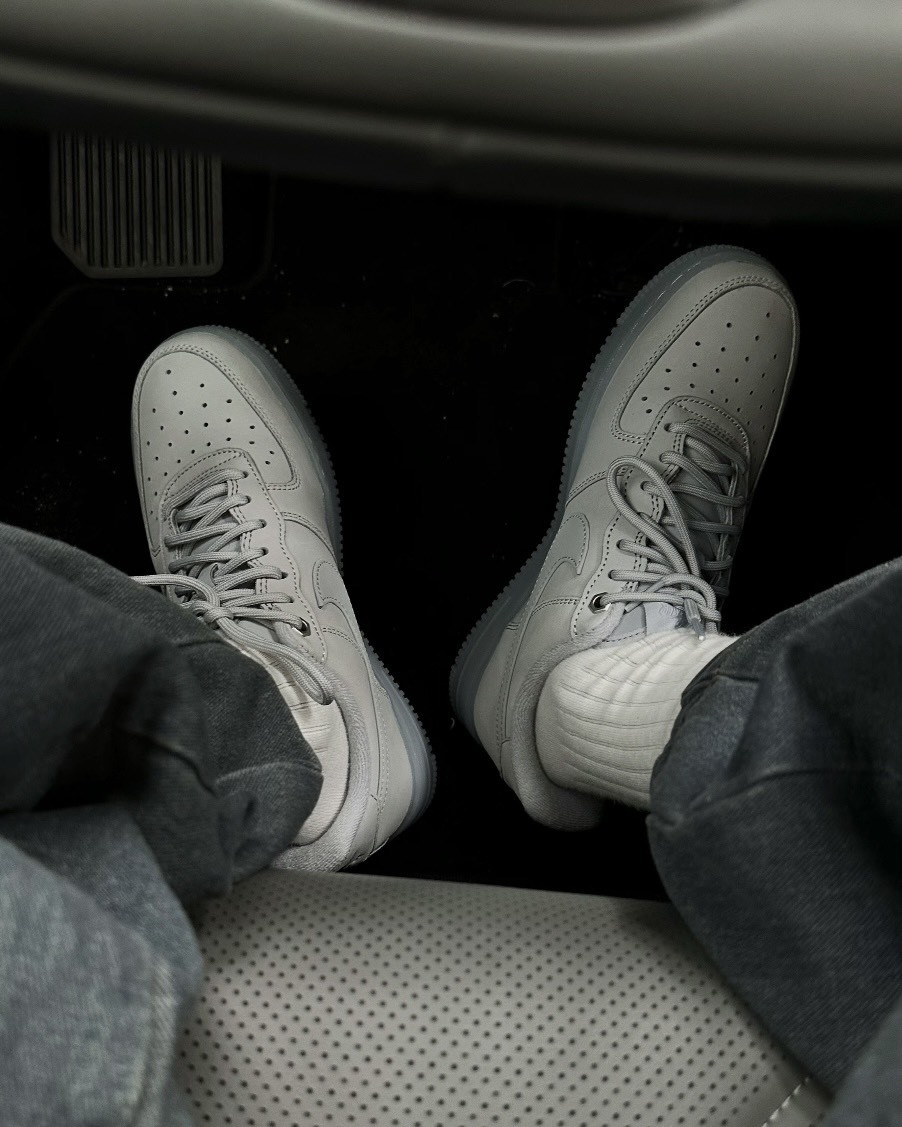 <帥爛>Nike Air Force 1 '07 WB 麂皮 冰川灰
