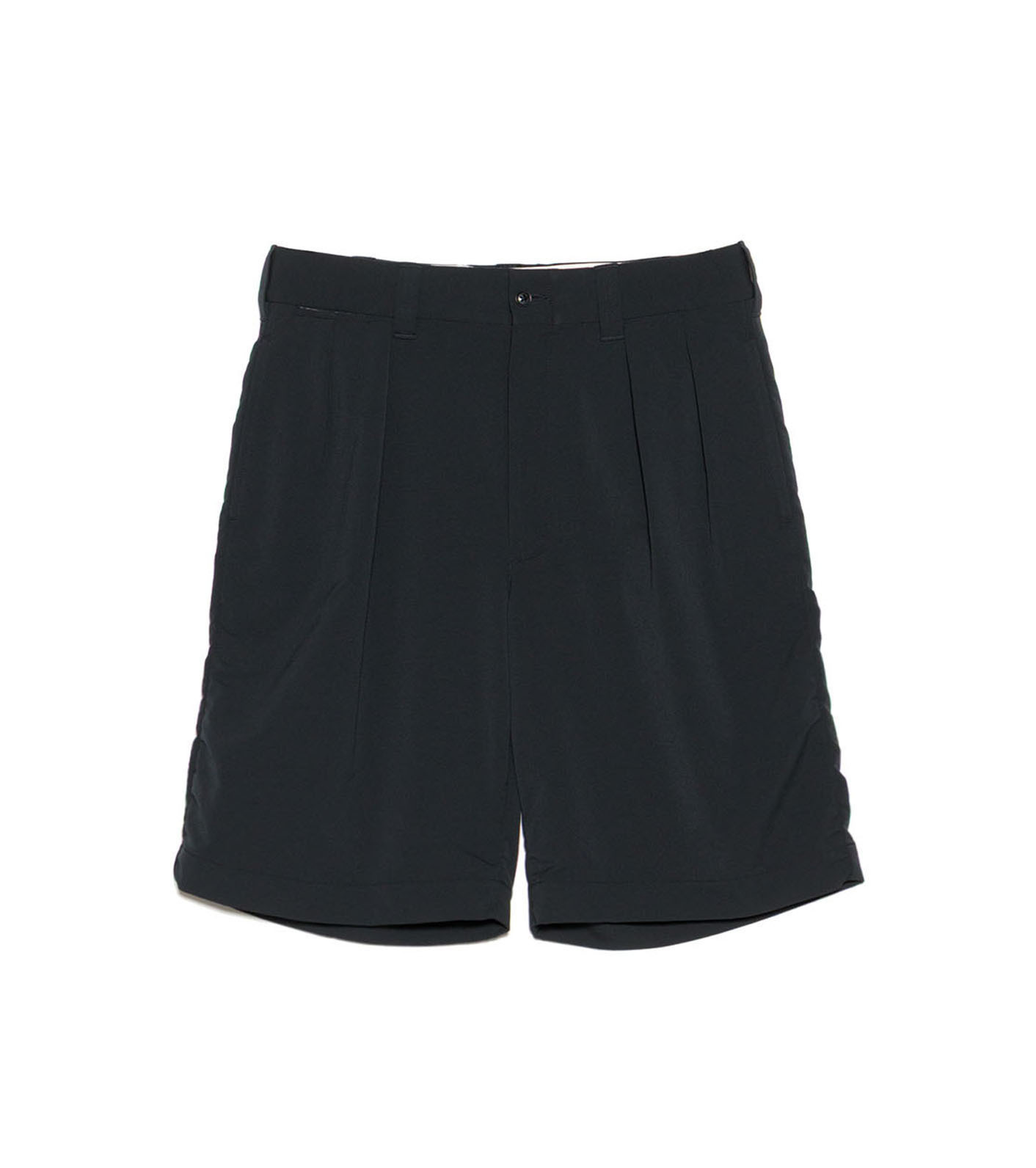 nanamica ALPHADRY DOUBLE PLEAT SHORTS - DARK NAVY