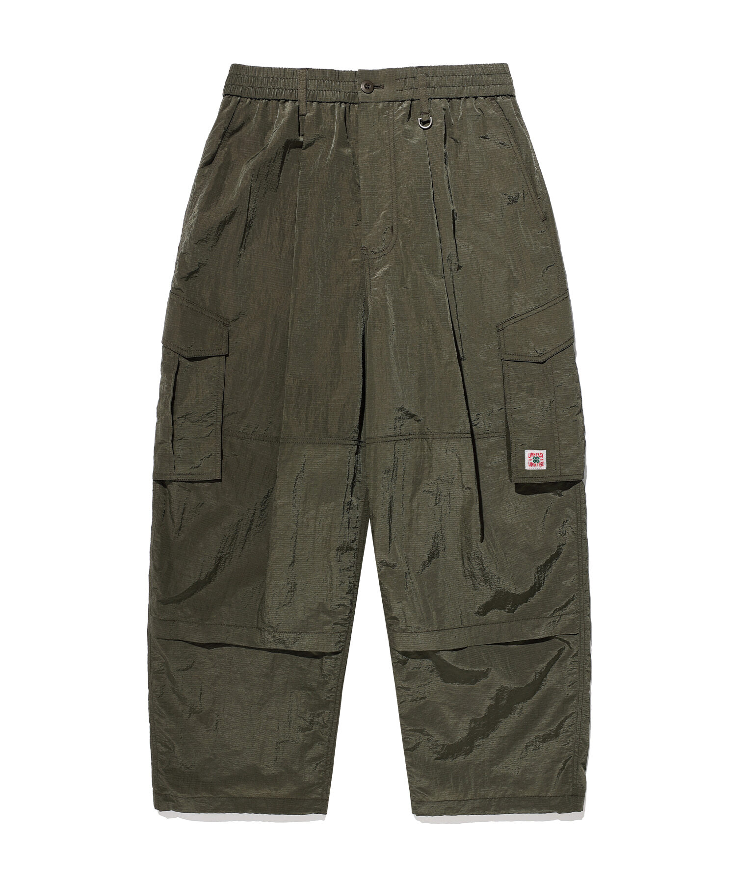 AECA RIPSTOP CARGO NYLON PANTS KHAKI AW2602PT02KH